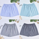 3-4Pcs Cotton Mens Boxers Shorts Loose Sleep Underpants High Quality Printed Casual Panties Comfortable Homewear Men Underwear