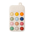 1Pcs Food Grade Baby Silicone Teether Toy Cartoon Car Nursing Teething Ring BPA Free Newborn Health Molar Chewing Accessorie Toy
