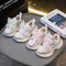 Children Sports Shoes 2025 New Spring Autumn Boys White Shoes Girls Breathable Mesh Casual Soft Sole Sneakers Kids Running Shoes