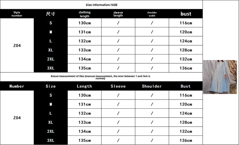 Spring Summer New Style Women's Clothing Amazon Printed Breathable Long Sleeve Loose-fit Dress Middle East Long Kaftan