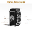 CHUZHAO Vintage Mini Digital Camera Autofocus 12MP, 1080P FHD Video Vlogging Portable Camera for Christmas Birthday Ideal Gift