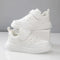 Waterproof Eva Outsole Children's White Sneakers Boys Small White Shoes School Campus Shoes Leather Surface Children's