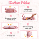 Baby Bathtub,Baby Bath Tub with Soft Cushion & Thermometer,Baby Bathtub Newborn to Toddler 0-36 Months,Portable Travel Baby Tub