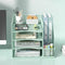 Office desktop file rack metal bookstand Multi-function integrated storage rack Office supplies folder storage box Multi-layer