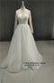 LORIE Long Sleeve Wedding Dresses A Line Sweatheart Neck Bridal Dress Appliqued Lace Wedding Gowns 2023 Customized