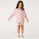 2024 Teenage Girls Summer Sport Outfits Solid Cotton Breathable Kids Clothes Children Korean Lounge Tracksuit Kids Sport Suit