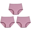 3Pcs Women's Cotton High Waist Panties Underwear Female Large Intimate Lingerie Briefs Woman Underpants Panty Panti New 2025