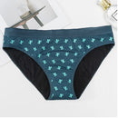 1pcs Girls Children Cotton Menstrual Panties For Teenager Printing Fabric Underwear 4-Layer Medium Flow Absorption Ladies Briefs