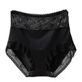 Plus Size Satin Panties Women's New Sexy High Quality Satin Transparent Mesh Women Underwear No Trace Big Briefs Large Sizes
