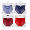 4pcs Sexy Lace Panties Women's Underpants Large Size Mid-Rise Waist Briefs Breathable Lift buttocks Female Underwear