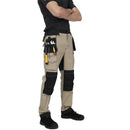 Work Trousers With Knee Pads For Men Cargo Pants Men Workwear Multi-pocket Outdoor Hiking Joggers Pants Functional Pockets Pants