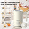 Cafelffe Electric Milk Frother Frothing Foamer Chocolate Mixer Cold/Hot Cappuccino Fully Automatic Milk Warmer home appliance