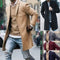 2023 Autumn/Winter New Solid Color Men's Mid length Woolen Coat Slim Fit Large Single breasted Windbreaker