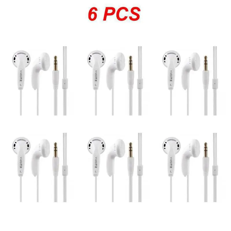 New Vido High Quality Wired Earphones Soundtrack Stereo Headset Game Headset Bass Noise Headphones Study Sports Headphone