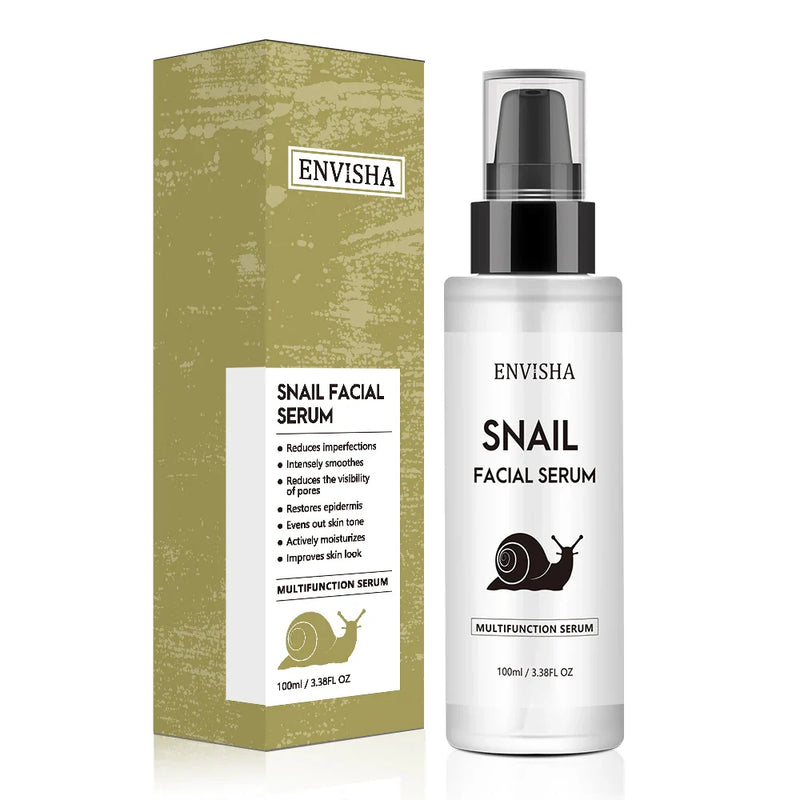 ENVISHA Snail Collagen Face Serum Facial Firming Skin Care Anti-aging Wrinkle Moisturizing Whitening Beauty Health Shrink Pores