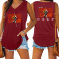 Bruce Springsteen and E Street 2025 Tour Tank V-neck Female Vest Loose Oversized Women No Sleeves Top