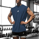 2025 Men's sports fitness vest, summer quick-drying mesh loose breathable comfortable running sleeveless T-shirt top