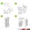 Non-woven dormitory door simple cabinet simple shoe rack multi-layer space saving and economical home dustproof box cabinet