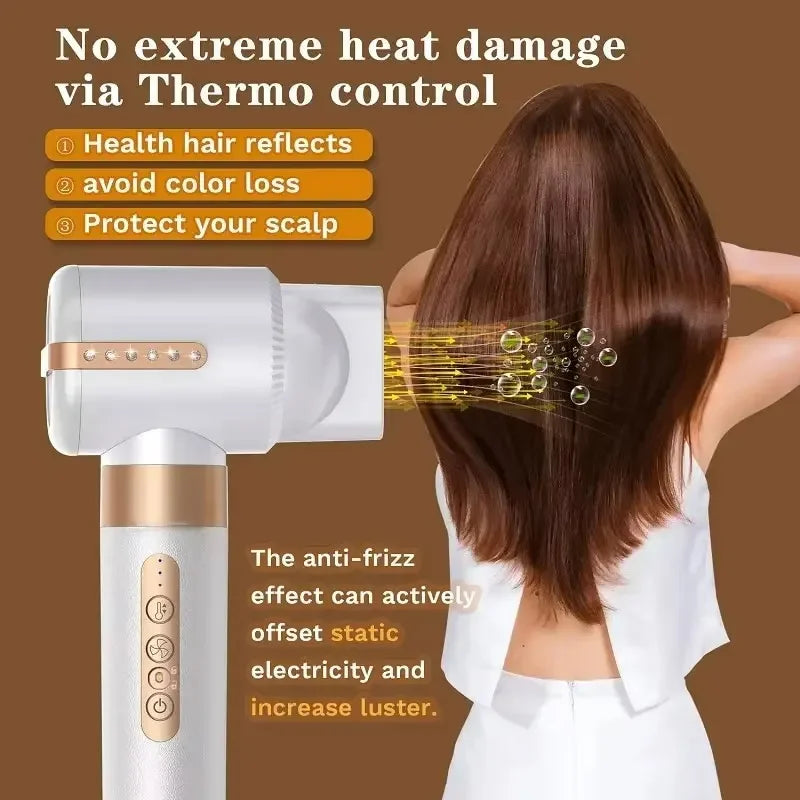 7 in 1 Hair Dryer Hot Comb Set Professional Curling Iron Hair Straightener Styling Tool For Dyson Airwrap High Speed Hair Dryer