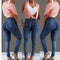 Creatively Designed Plus Size Trendy Cotton Women's Jeans Proxy Alliance Summer 2024 Street Style Cross-Border Goods In Stock