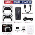 Video Game Sticks M8 Console 2.4G Dual Wireless Controller Game Stick 4K 20000 games 64GB Retro game For Dropshiopping Xmas Gift