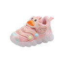 Baby Shoes with Lights on Women New Breathable Mesh Soft Soled Baby Walking Shoes Children Sports Luminescent Shoes Boy Newborn