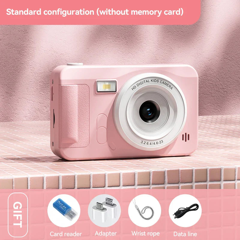 40MP 1080P Camera with Lanyard 8X Zoom Anti Shake 4K HD Auto Focus Support 64GB Card Selfie Digital Video Camera For Beginner