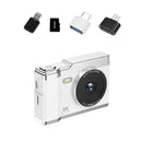 6K HD Digital Camera 2.4in IPS Display 8X Zoom 64MP Video Camera With Fill Light 4K Selfie Camera For Kids Students Teens 2025