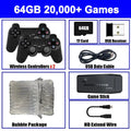 Video Game Console Built-in 40000 Games  Wireless Controller TV Game Stick 4K HD Retro Mini Handheld Game Player