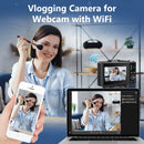 4K Camera for Photography 18X Digital Zoom Video Vlogging Camcorder for YouTube 3'' Flip Screen 64MP WIFI Selfie Webcam Cameras