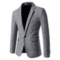 Autumn and Winter New Men's Fashion Casual Men's Suit Plaid Small Blazer Jacket