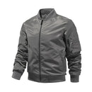 Solid Color Bomber Jacket Men Fashion Aviator Baseball Jacket New In Outerwears Spring Autumn Ropa Hombre Jackets For Men S-5XL