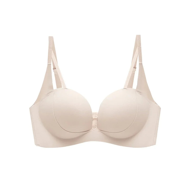 Musebree Women's Push Up Bra Ladies Girls Seamless Bra Sexy Beauty Back Wireless Bra Comfortable Breathable Bralette Women Bra
