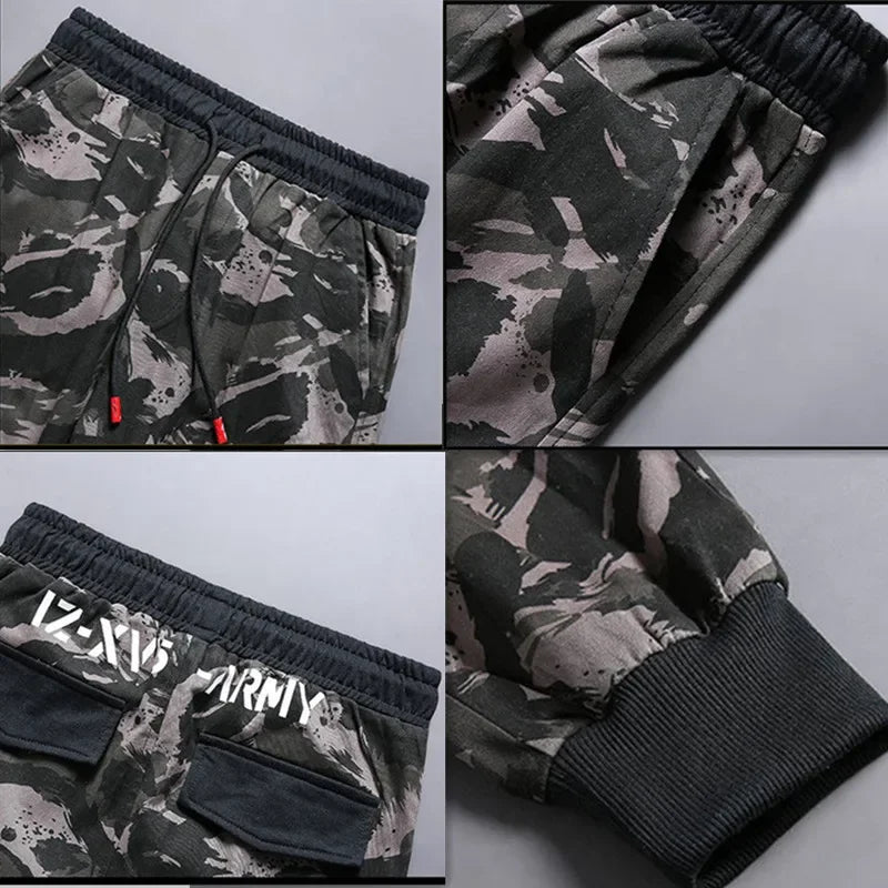 150KG 9XL Camouflage Cargo Pants 8XL Plus Size Joggers Men Trousers 7XL 6XL Camo Male Cotton Loose Sweatpants Stretched Clothes