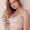 Backless Strapless Bra Push Up Plus Size Women Bralette Wire Free Sexy Lace Thin Dots Mesh Lingerie Worldcup Low Back Underwear