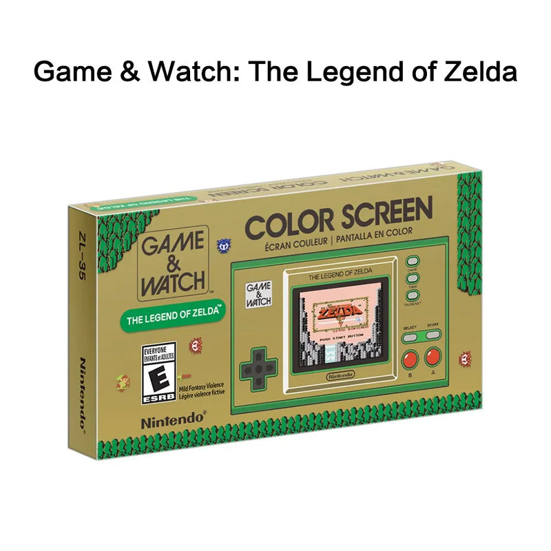 Nintendo Game & Watch The Legend of Zelda 3 Series Defining Games 2.36 inch LCD Screen Adventure
