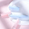 Clear lip brush Elastic silicone soft portable round head lipstick applicator Blender Mini makeup brush natural beauty