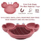 3Pcs/Set Baby Safe Silicone Dining Plate Food Feeding With Spoon Fork Cartoon Children Dishes Prevent Tipping Over And BPA Free