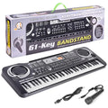 31/61 Keys Children Electronic Keyboard Piano with Microphone Beginner Musical Instrument Organ Educational Toys Gift for Kids