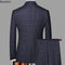 2025 New Men's Three-pieces Fashion Plaid Slim Business Party Formal Elegant Blazer Sets (Jacket+Pants+Vest) Prom Wedding Groom