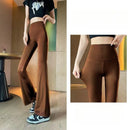 Matching Basic Women's Sweatpant Casual Lady's Sportswear New In Female Flare Pants Drawstring Wide Leg Pant Boot Cut Trousers