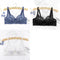 ALLTOOALL 3PC Women Sexy Lace Bras Plus Size Push Up Bralette Female Underwired Underwear Hollow Out Lingerie Embroidery Bra