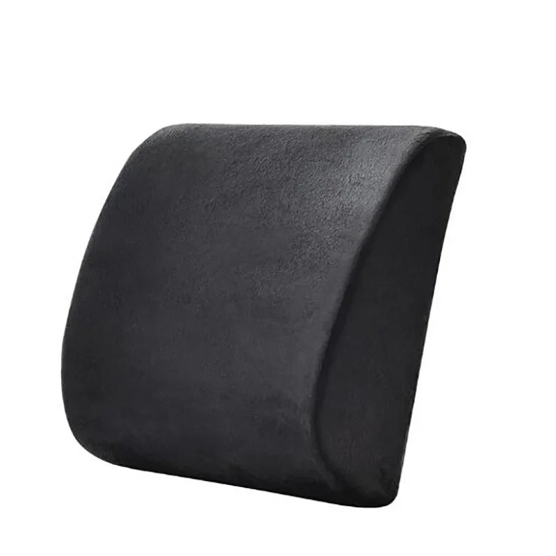 Office Seat Lumbar Support Memory Sponge Lumbar Cushion Slow Rebound Car Cushion Relieves Low Back Pain Breathable Lumbar Pillow