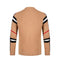 Autumn and Winter Men's Sweater Knitted Pullover New Soft Warm Striped Checker Round Neck Sweater Casual Fashion Men Clothing
