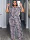 2 Piece Women Sets 2024 New Arrival Plus Size Summer Matching Sets Print Two Pieces Sets Top Pants Suits Outfits Clothing