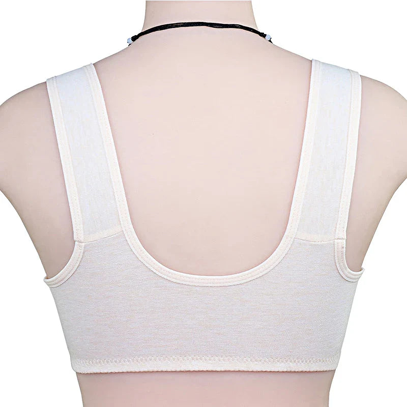 Comfortable Cotton Bras For Women Wireless Bra Front Closure Underwear Soft Lingerie Large Bust