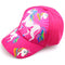 Unicorn Peaked Caps For Kids Cheap Children Boy Outdoor Baseball Cap Girls Cartoon Sport Hat For Kids Child 2-8 Years