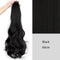 Water ripple grab clip wig ponytail