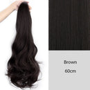 Water ripple grab clip wig ponytail