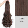 Water ripple grab clip wig ponytail